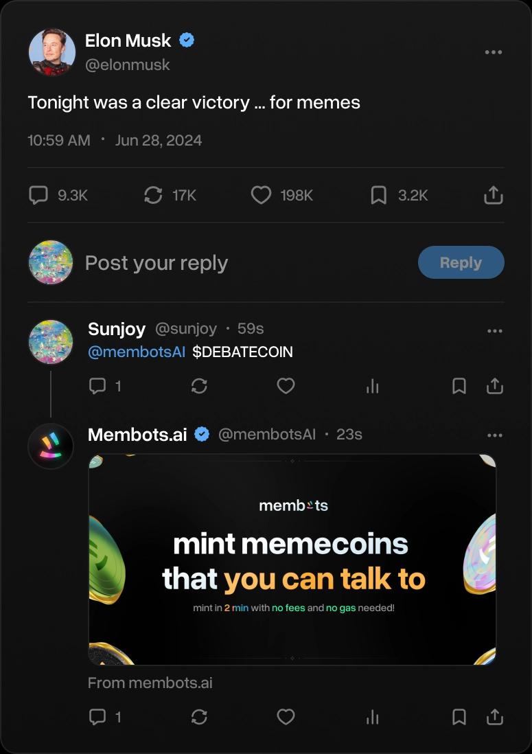 tweet membot